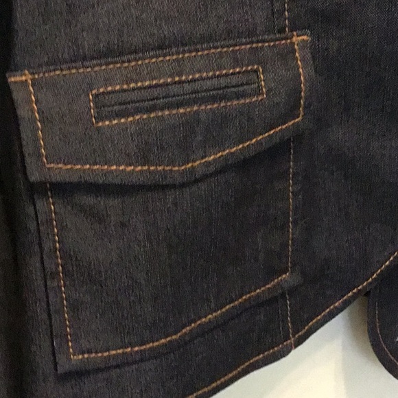 Ann Taylor LOFT dark Jean Jacket - Picture 7 of 7